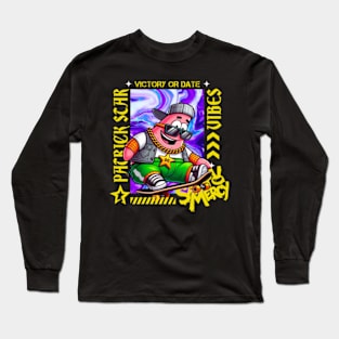 Patrick Star Skate Style Streetwear shirt exclusive Long Sleeve T-Shirt